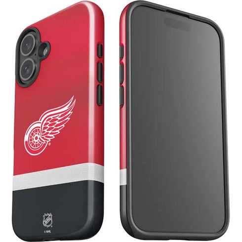 NHL Detroit Red Wings Jersey iPhone 16 Impact Case